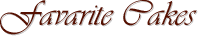Welcome to Favarite Cakes